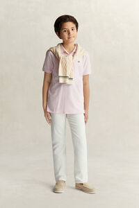 Teens Shield Piqu&eacute; Polo Shirt