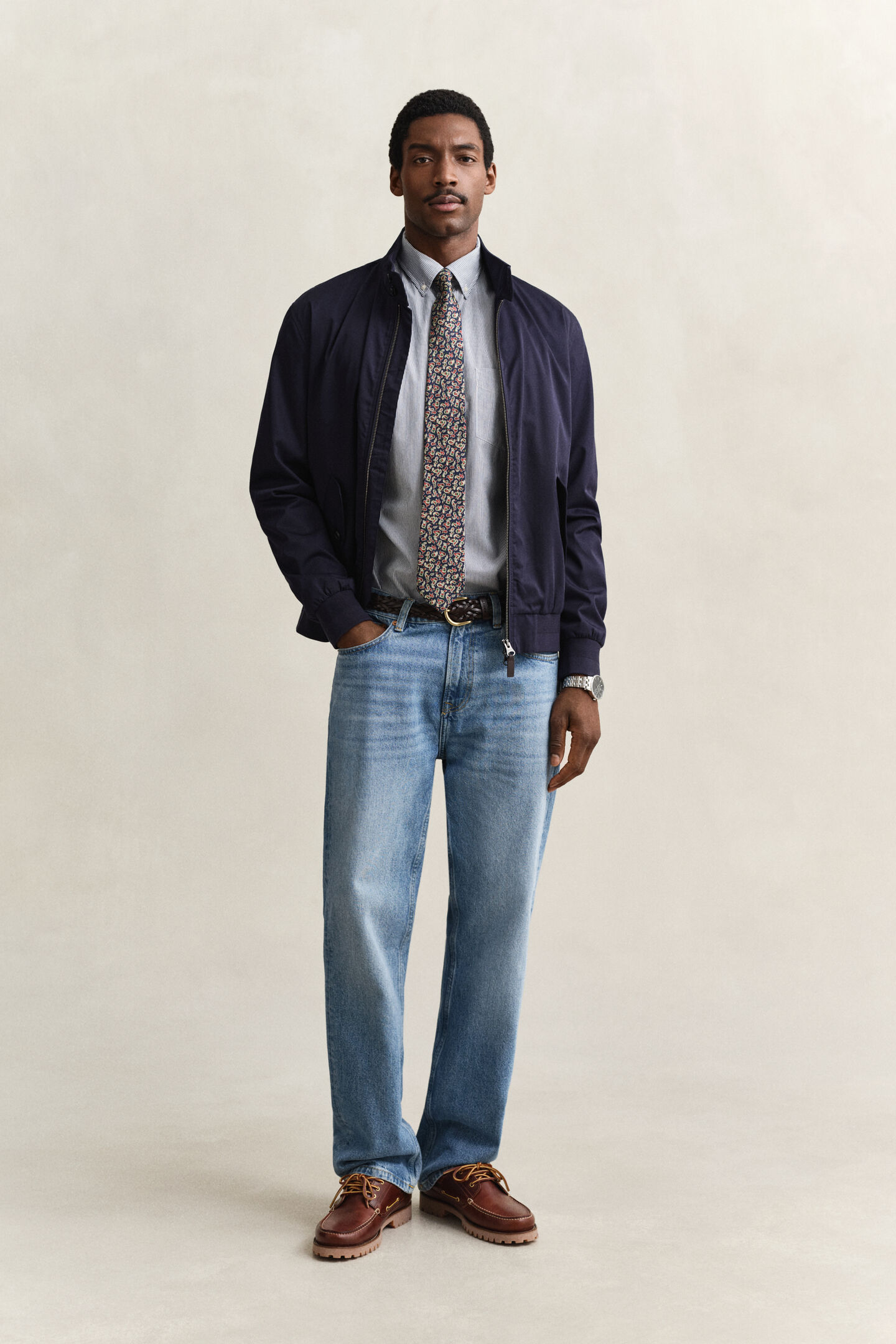 Banker Stripe Classic Poplin Shirt