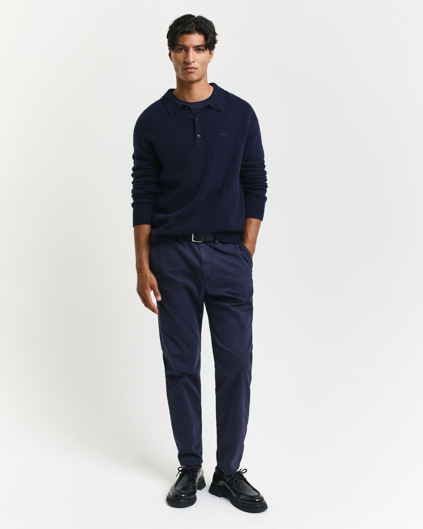 Regular Fit Tapered Canvas Chinos
