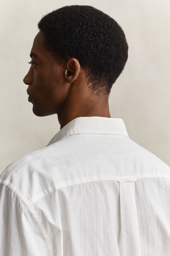 Relaxed Fit Dobby Striped Shirt