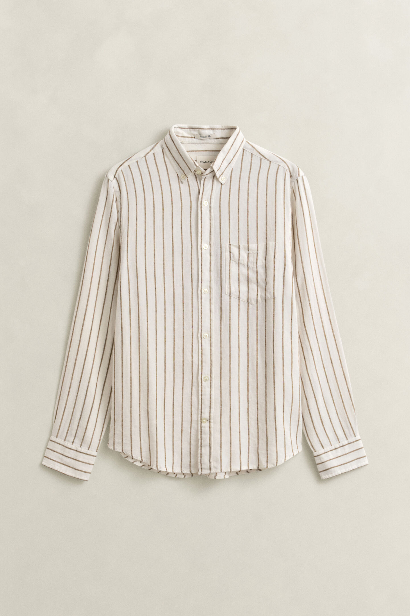 Striped Linen Blend Shirt
