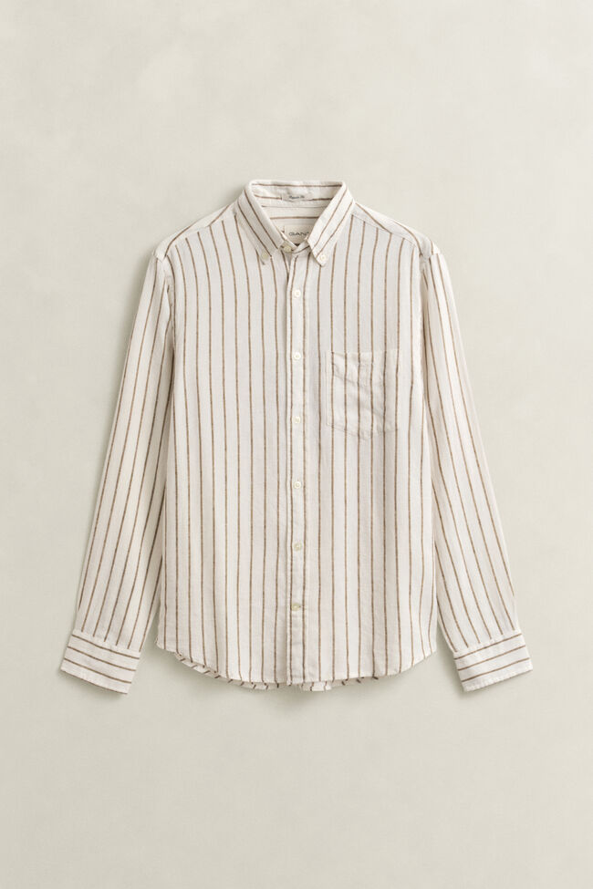 Striped Linen Blend Shirt