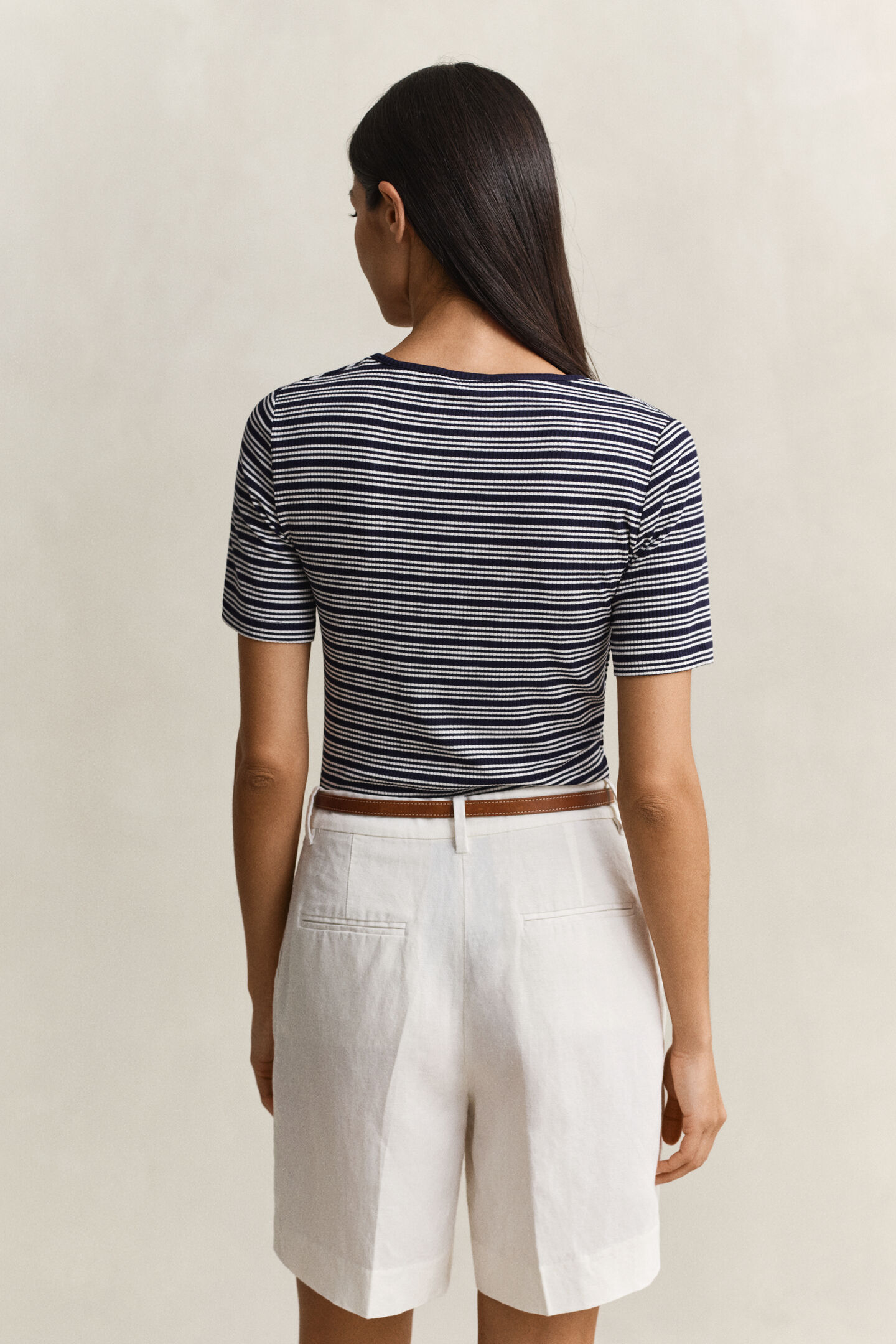 Ribbed Henley Top