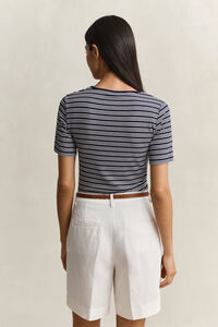 Ribbed Henley Top
