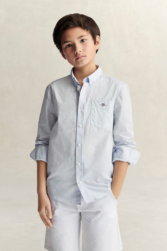 Teen Boys Shield Poplin Shirt