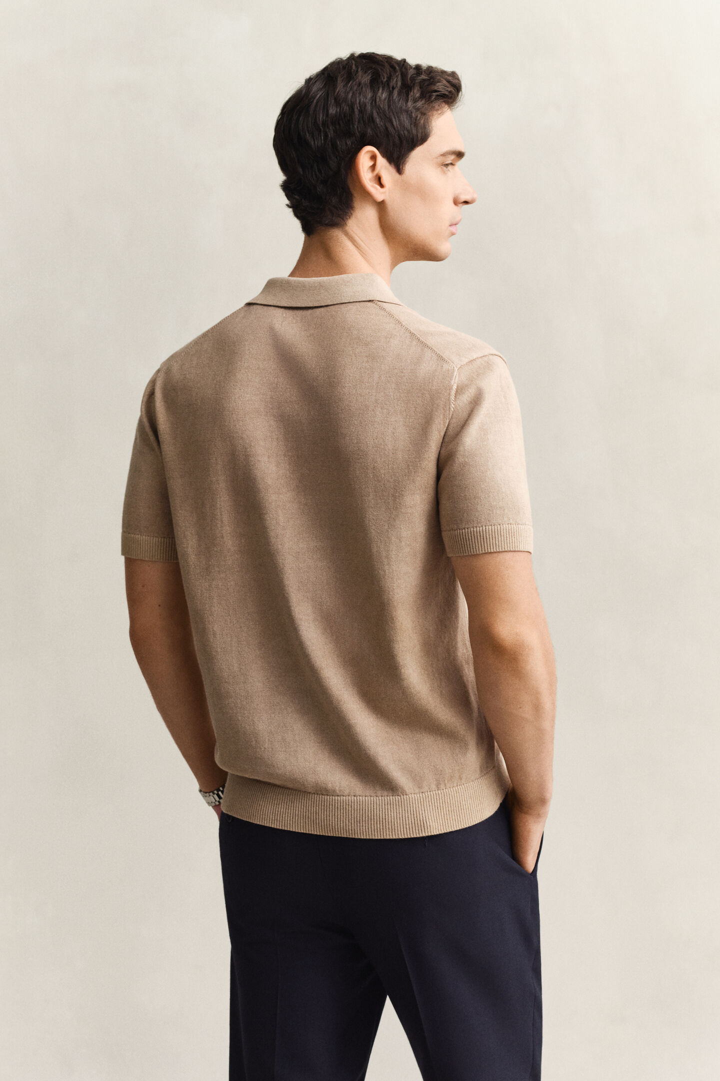 Sunfaded Polo Sweater