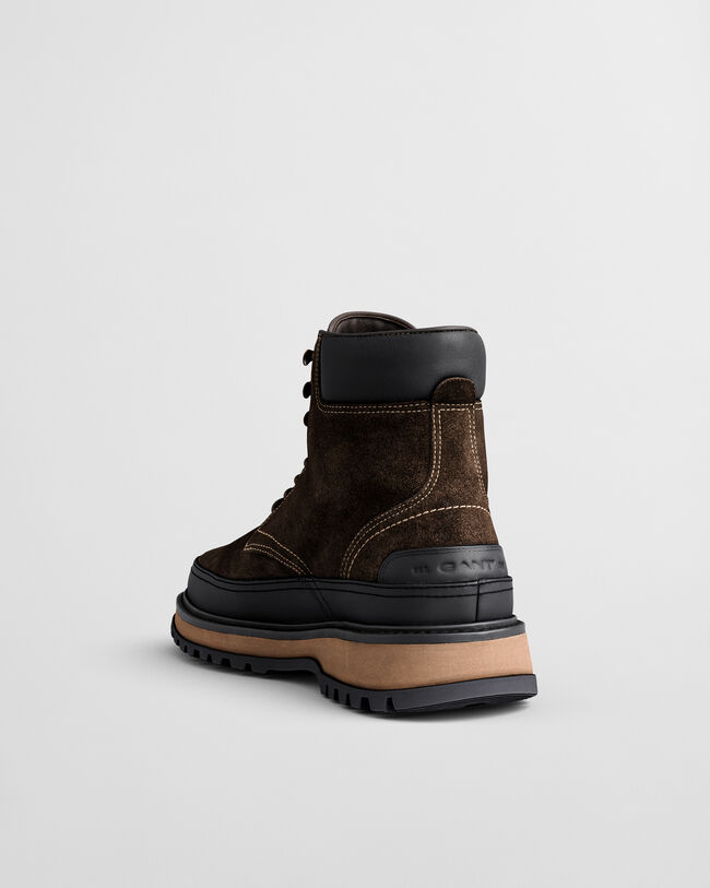 Clafton Suede Lace-Up Boots