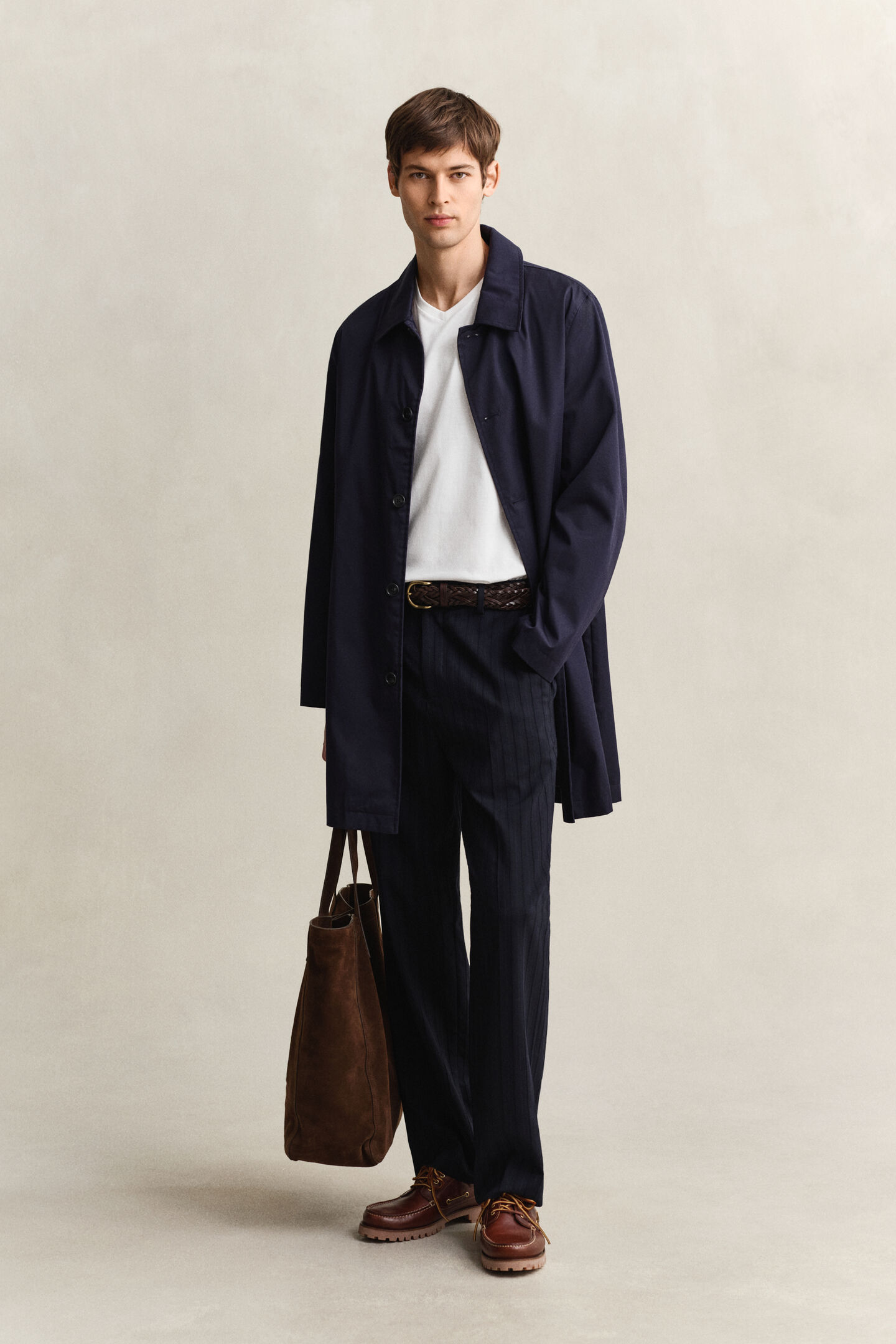 Slim Fit Shield V-Neck T-Shirt