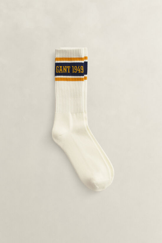 Striped Logo Sport Socks