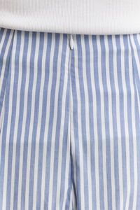 Striped Cotton Midi Skirt