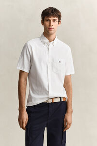Linen Blend Short Sleeve Shirt