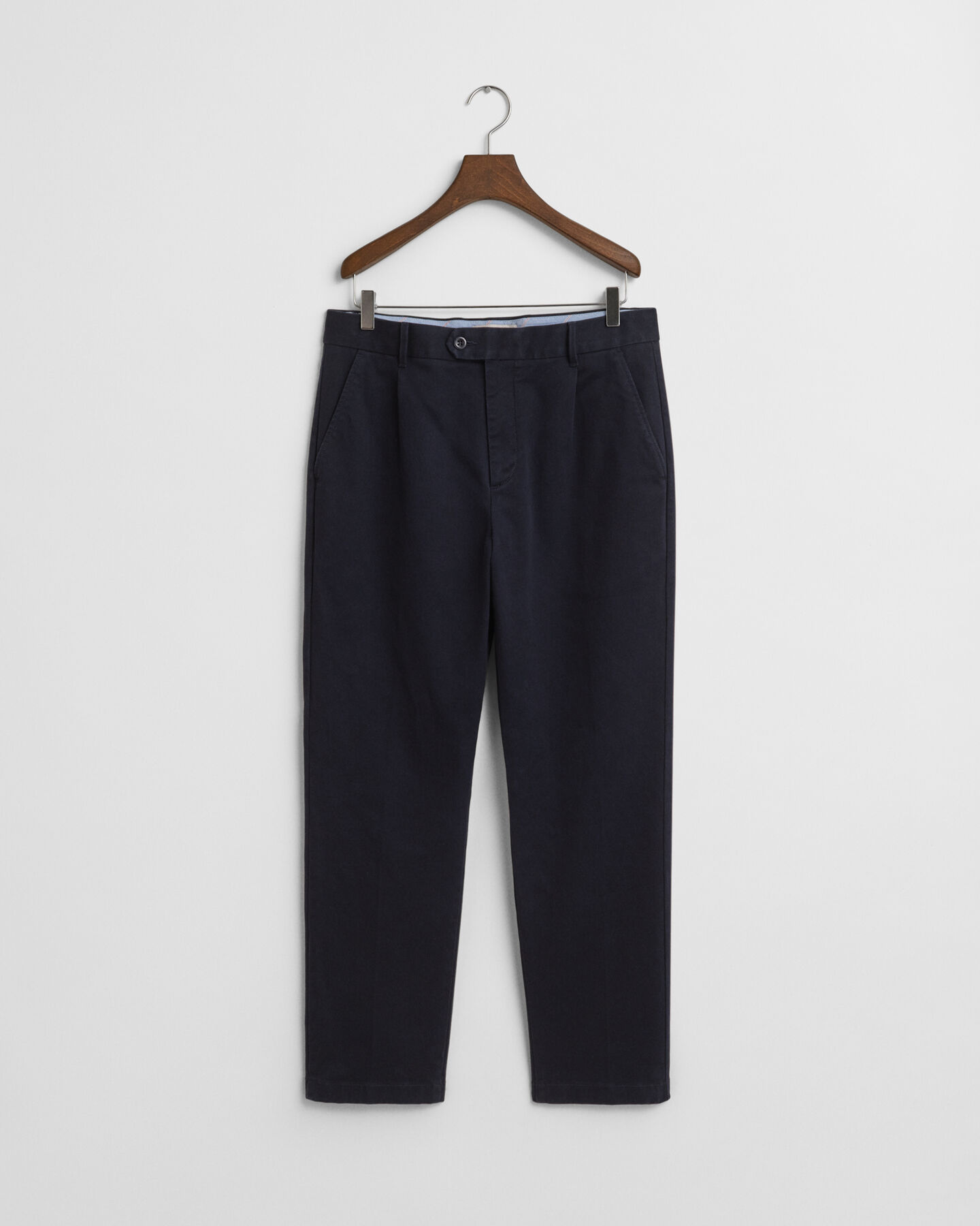 Slim Fit Tapered Cotton Twill Pants