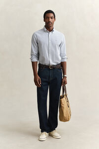 Regular Fit Striped Seersucker Shirt