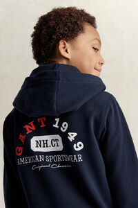 Teen Boys Graphic Zip Hoodie