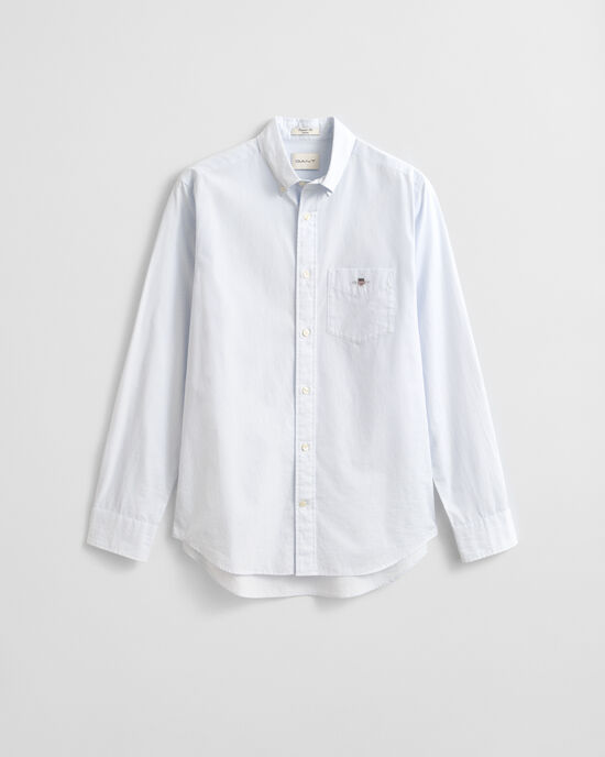 Regular Fit Classic Banker Stripe Poplin Shirt