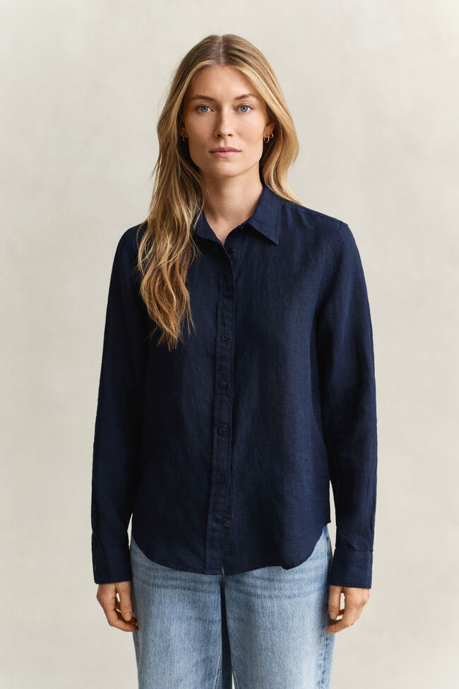 Regular Fit Linen Shirt