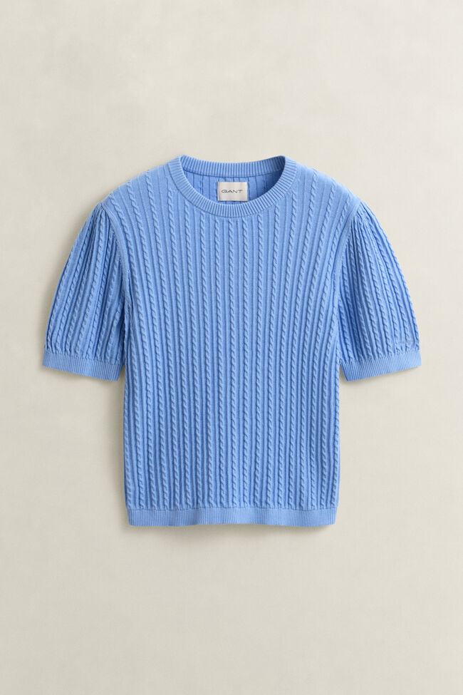 Cotton Short Sleeve Sweater