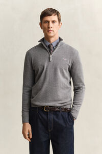 Classic Cotton Half-Zip Sweater