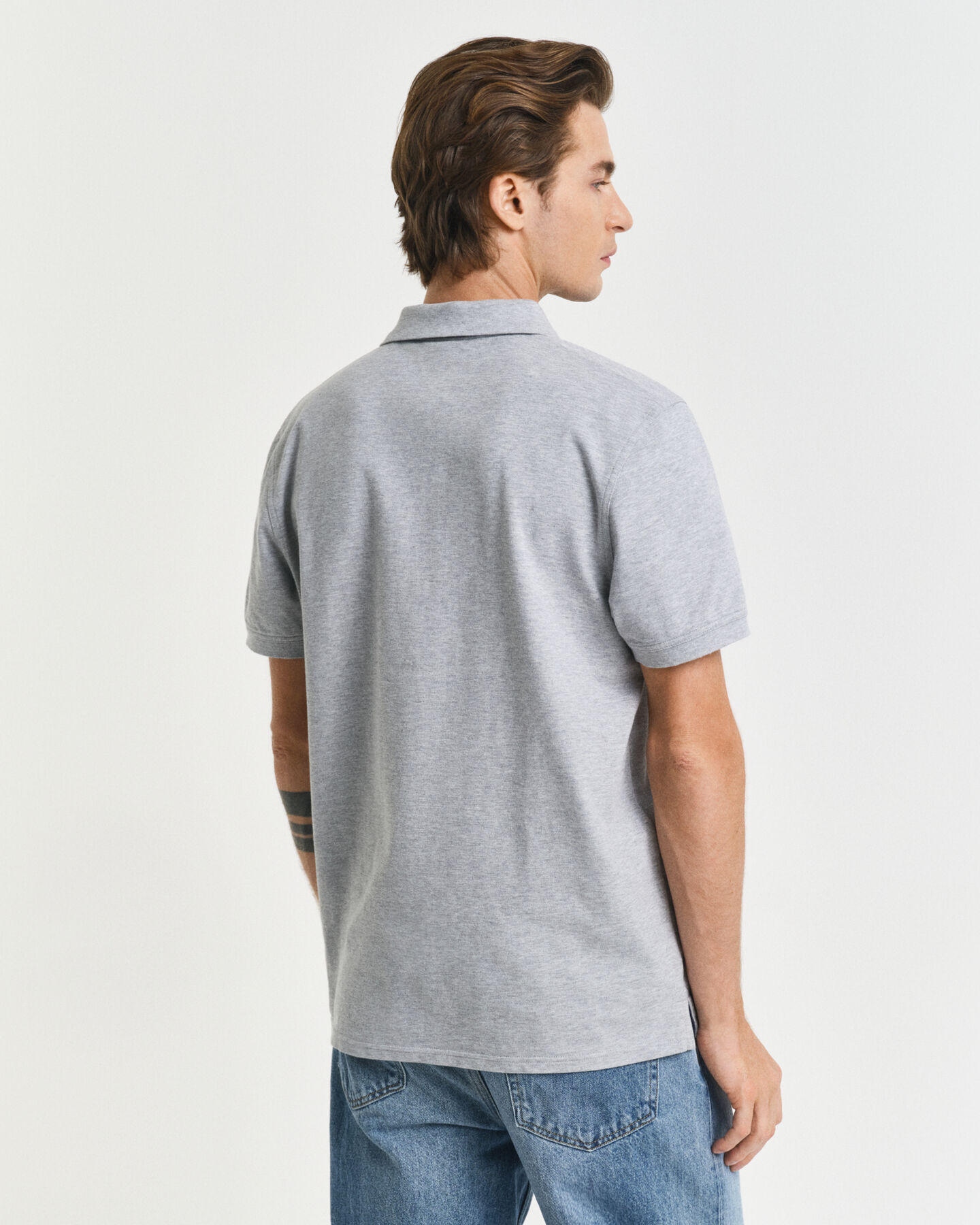 Contrast Piqué Polo Shirt