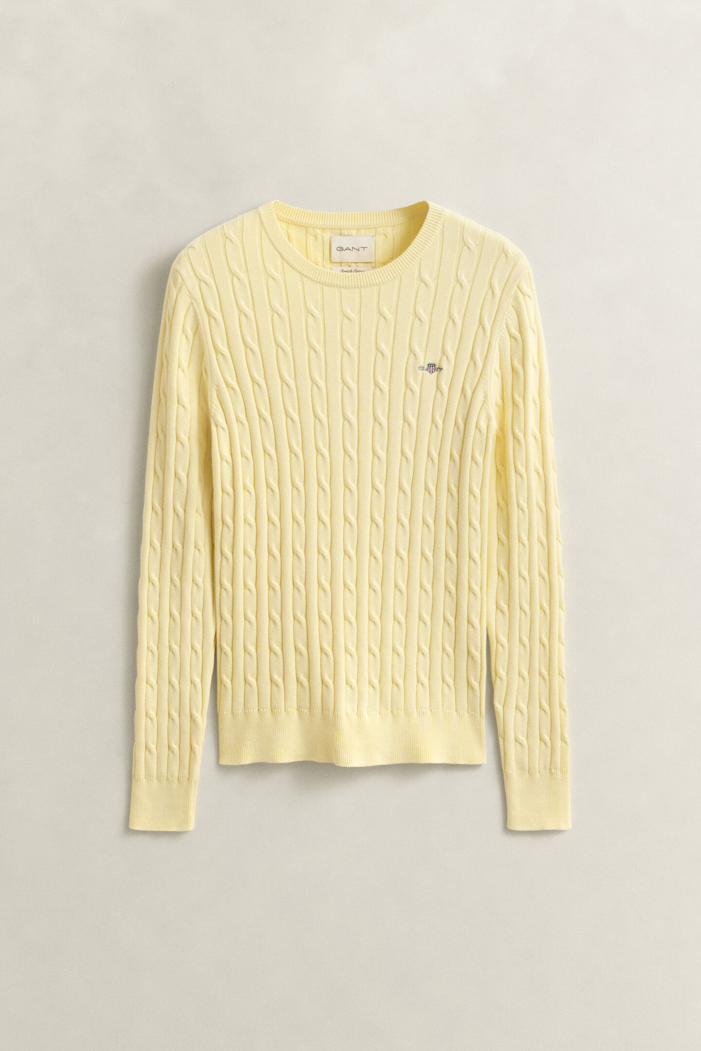 Cable Knit Crew Neck Sweater