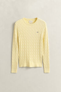 Cable Knit Crew Neck Sweater