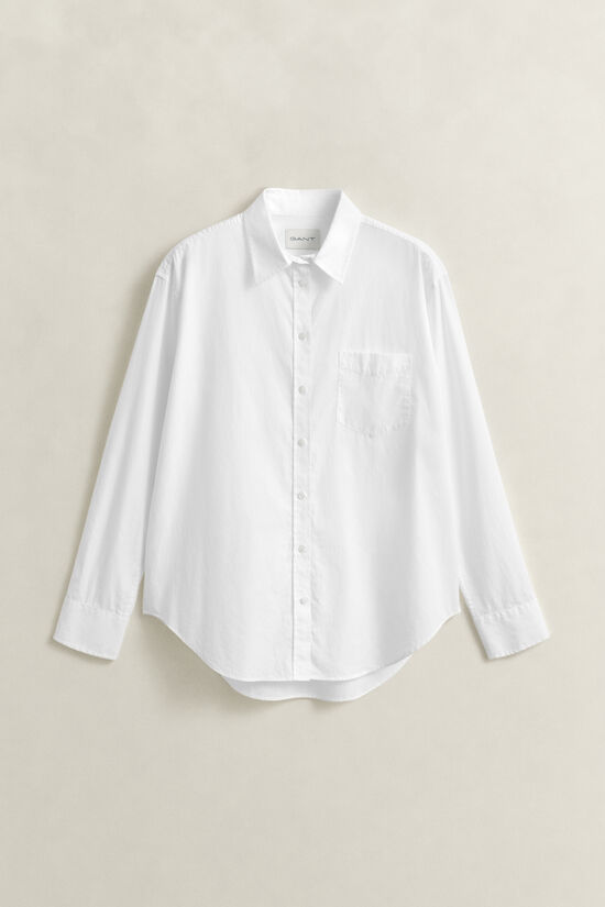 Relaxed Fit Classic Poplin Shirt