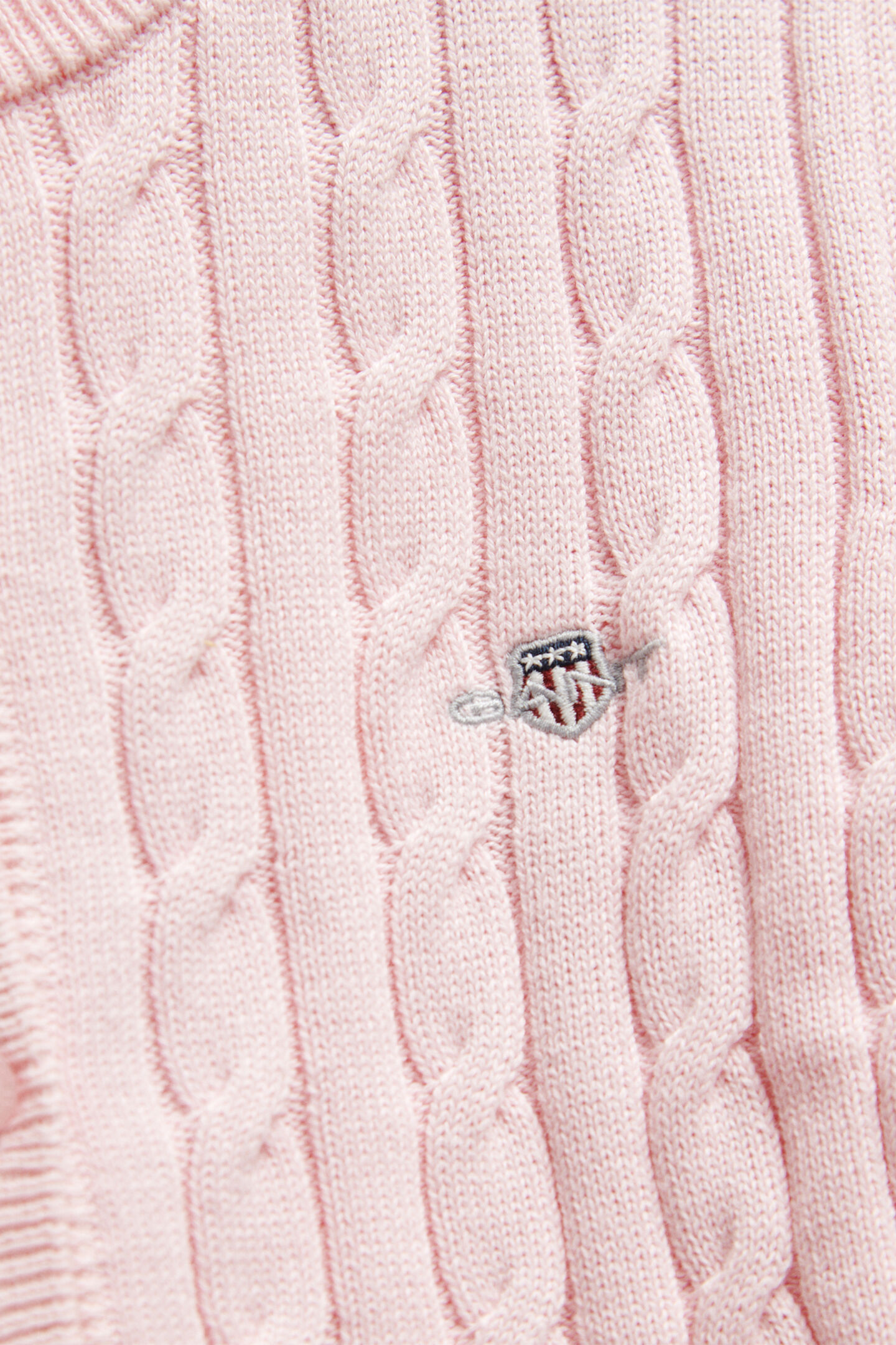 Girls Shield Cable Knit Cardigan