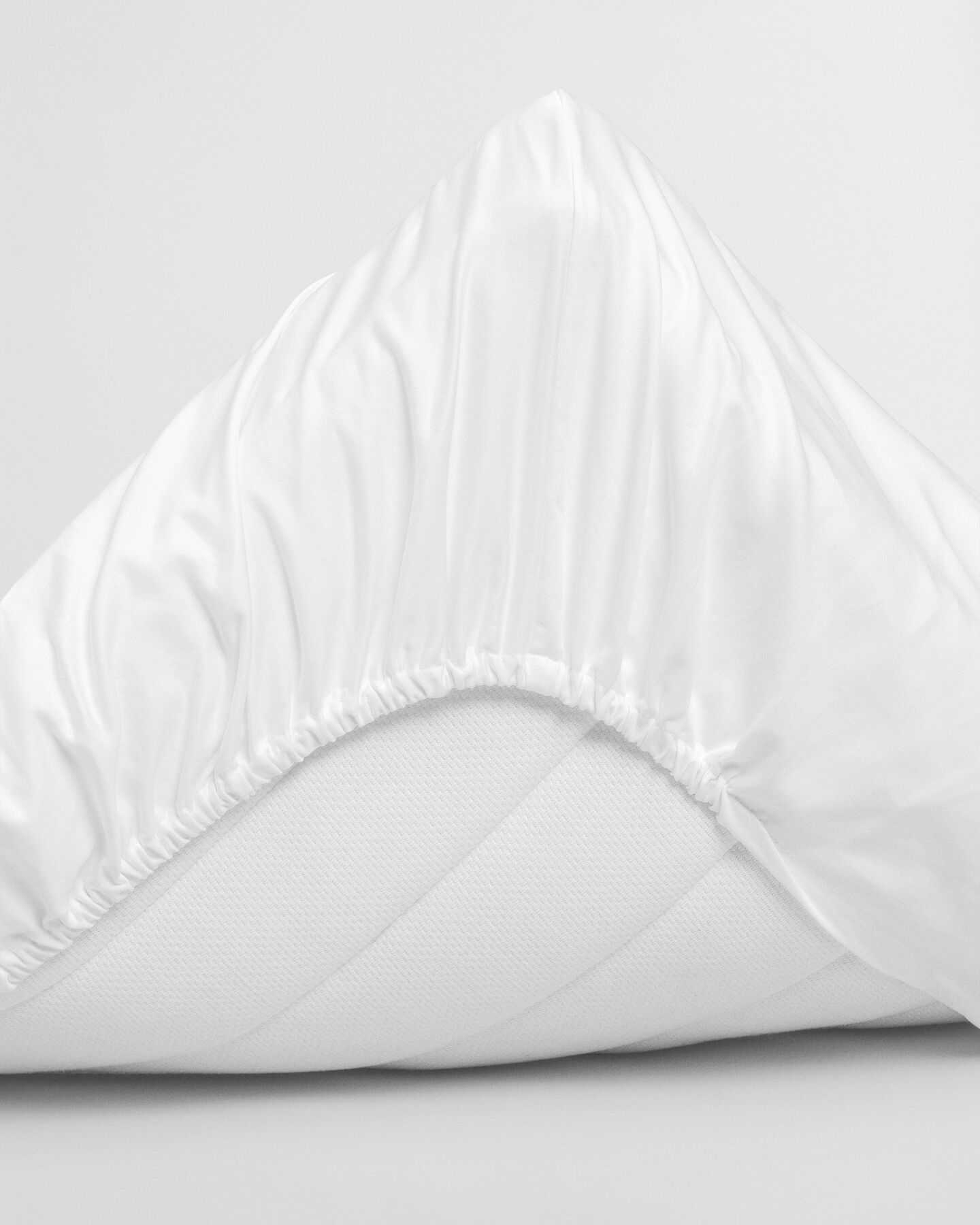 Sateen Double Fitted Sheet