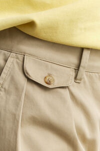 Relaxed Fit Cotton Twill Chinos
