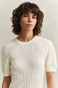 Cotton Short Sleeve Sweater