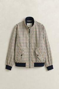 Cotton Blend Harrington Jacket