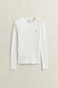 Cable Knit Crew Neck Sweater