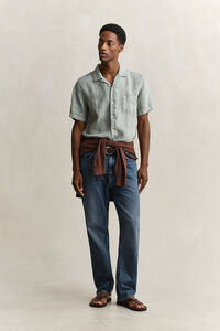 Short Sleeve Linen Shirt