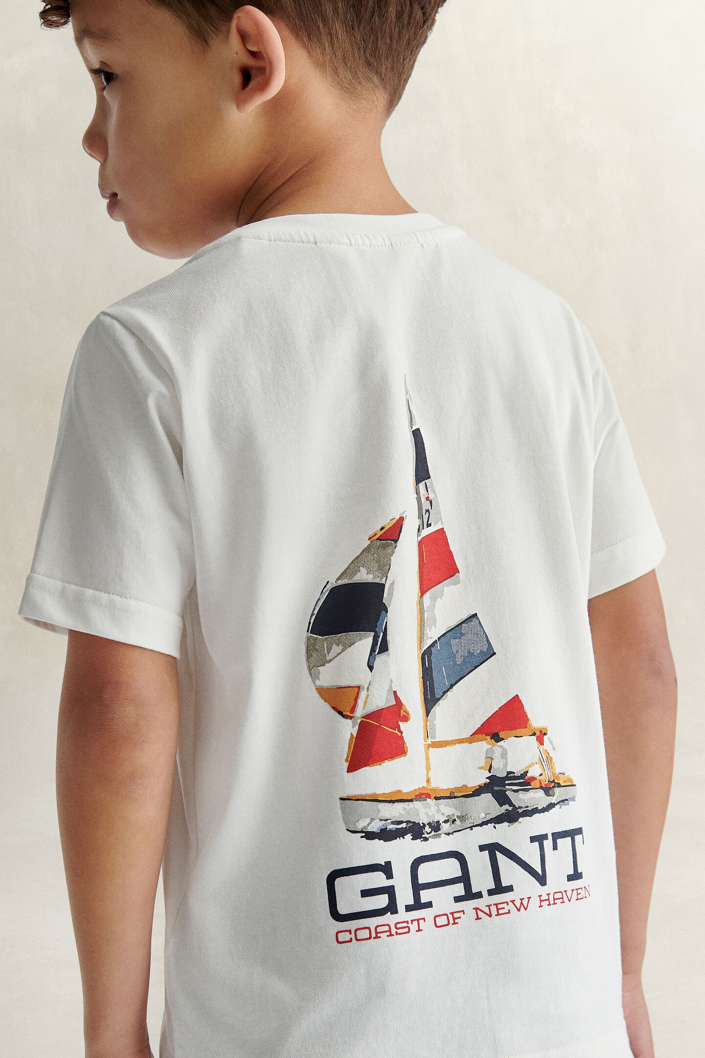 Boys Coastal Graphic T-Shirt