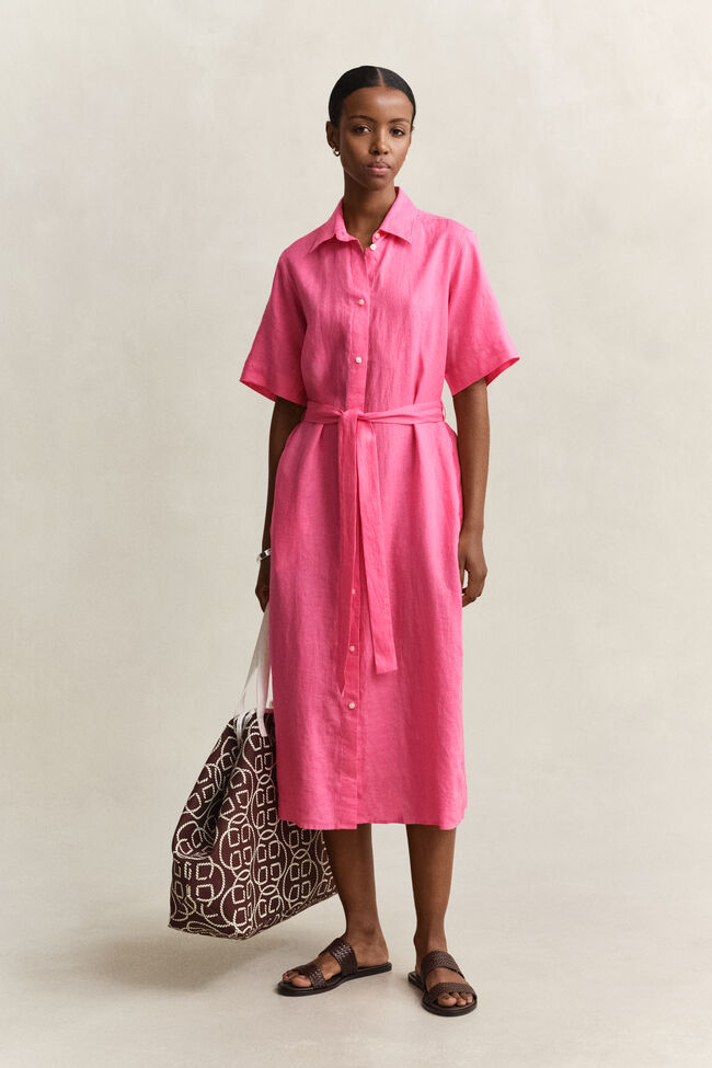 Linen Shirt Dress