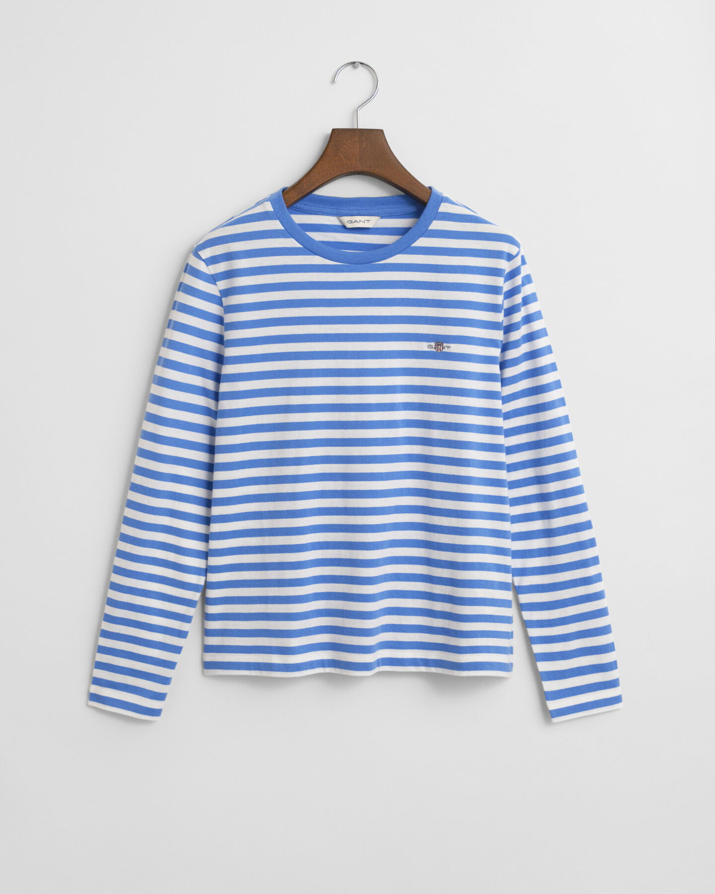 Striped Shield Long Sleeve T-Shirt