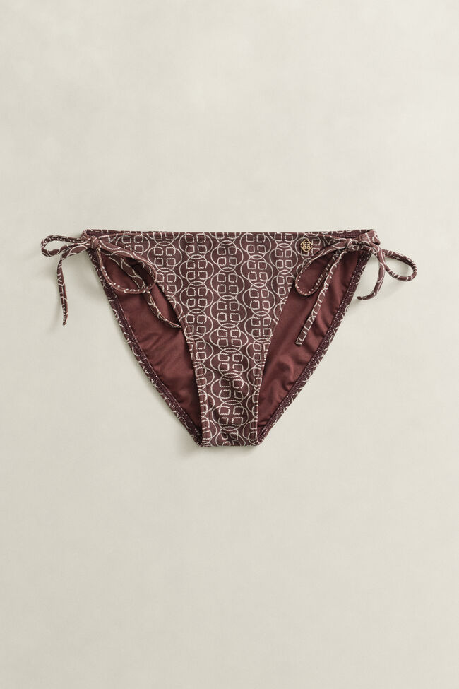 Printed Side Tie Bikini Bottoms