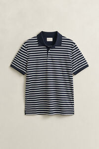 Striped Pima Cotton Polo Shirt