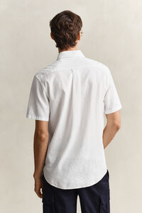 Linen Blend Short Sleeve Shirt