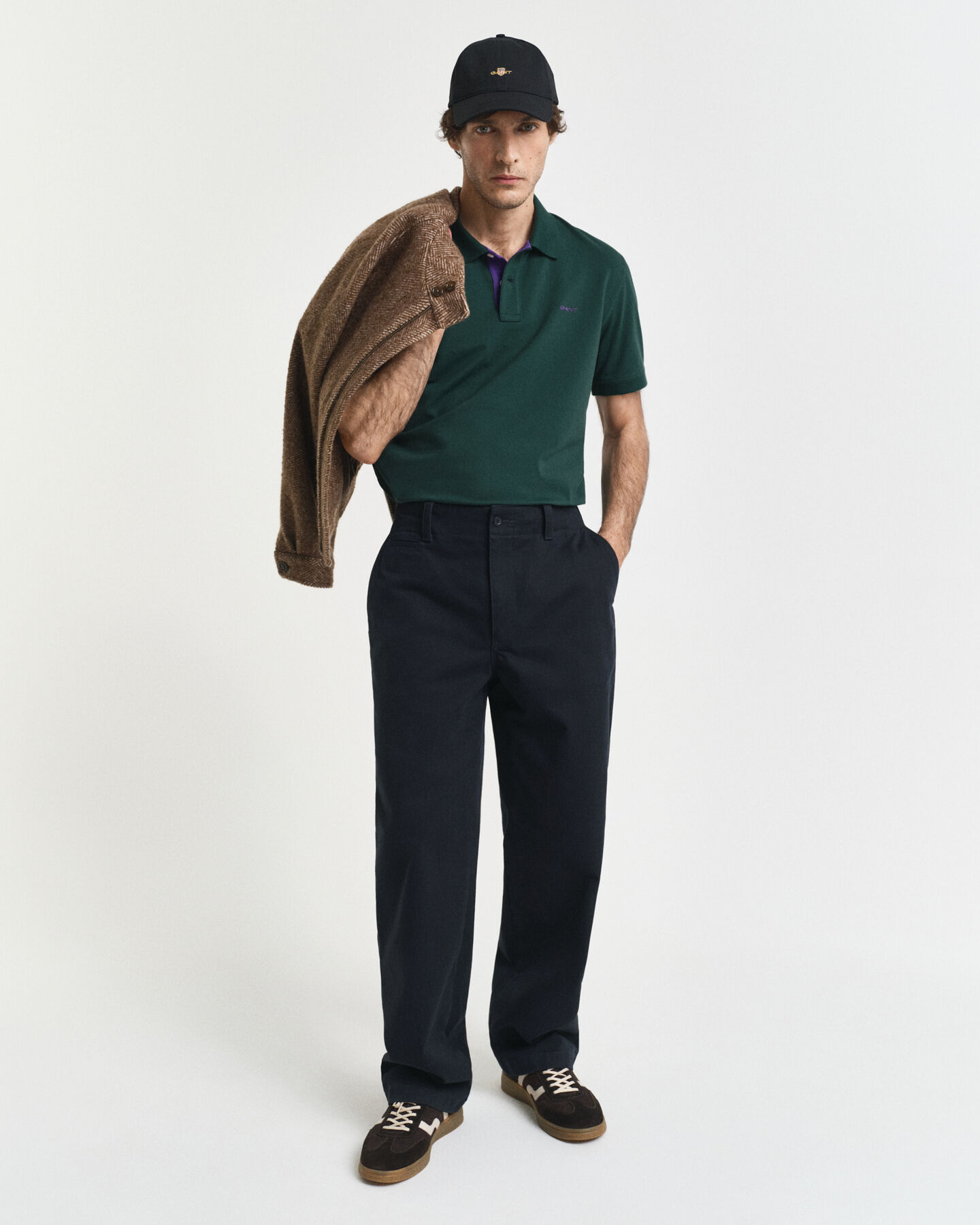 Contrast Piqu&eacute; Polo Shirt