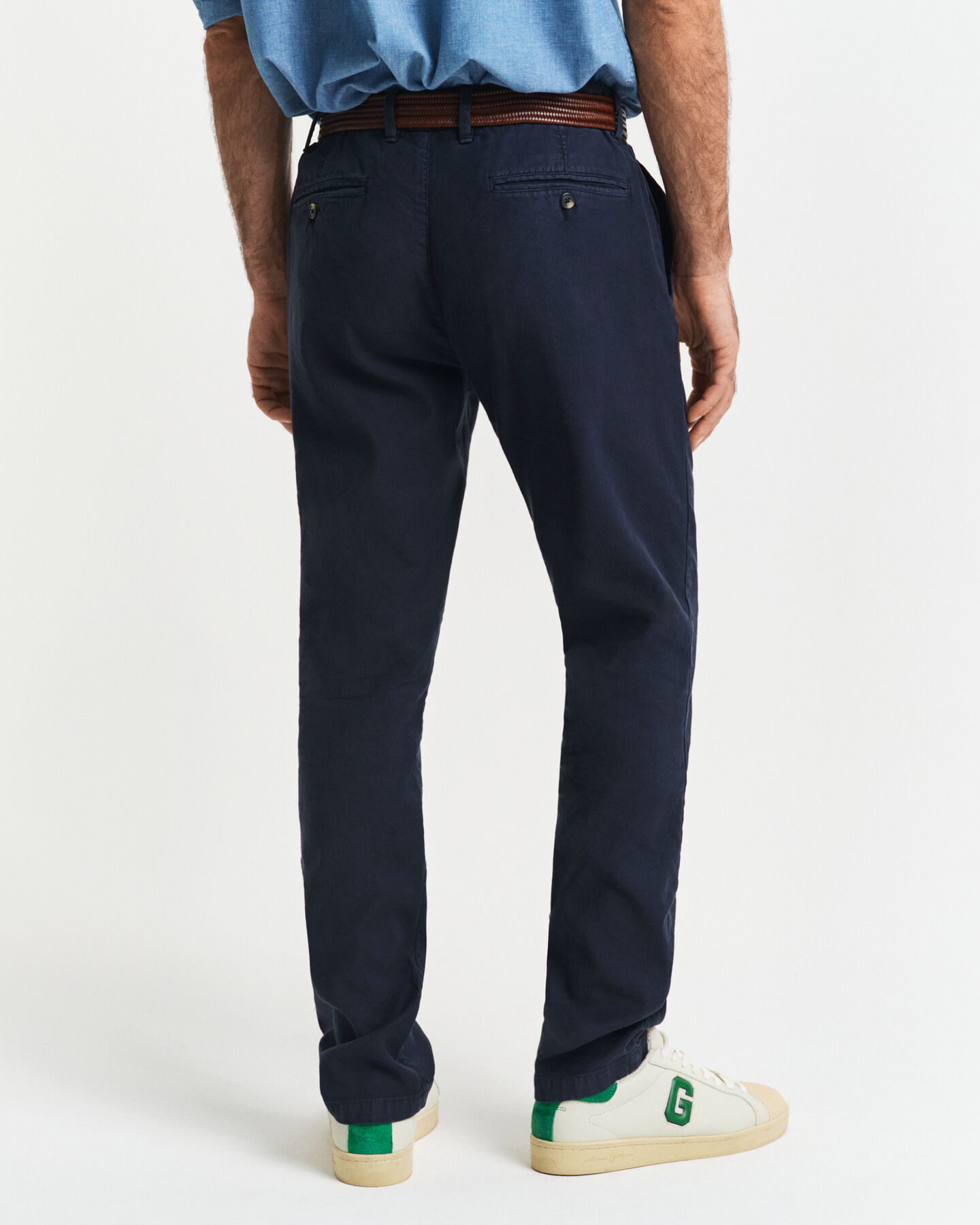 Slim Fit Cotton Linen Chinos
