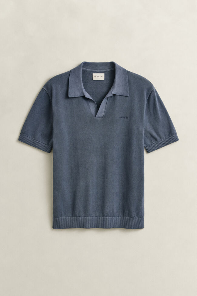 Sunfaded Polo Sweater