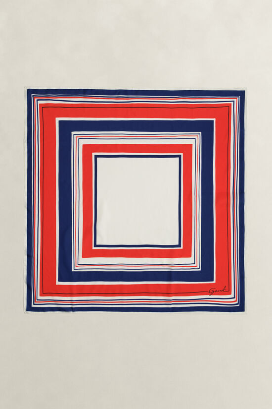 Nautical Stripe Silk Scarf