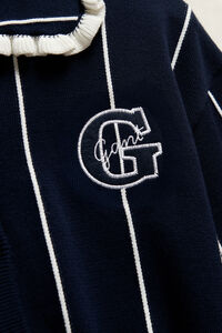 Teen Girls Striped Cardigan