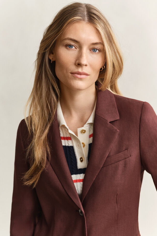 Linen Stretch Blazer
