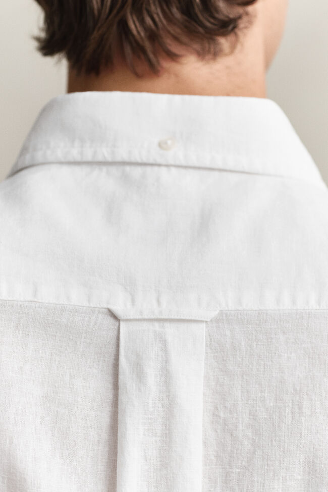 Linen Blend Short Sleeve Shirt