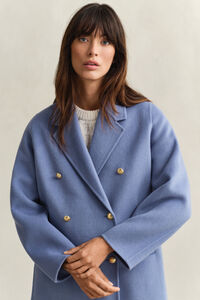 Handstitched Detail Pea Coat