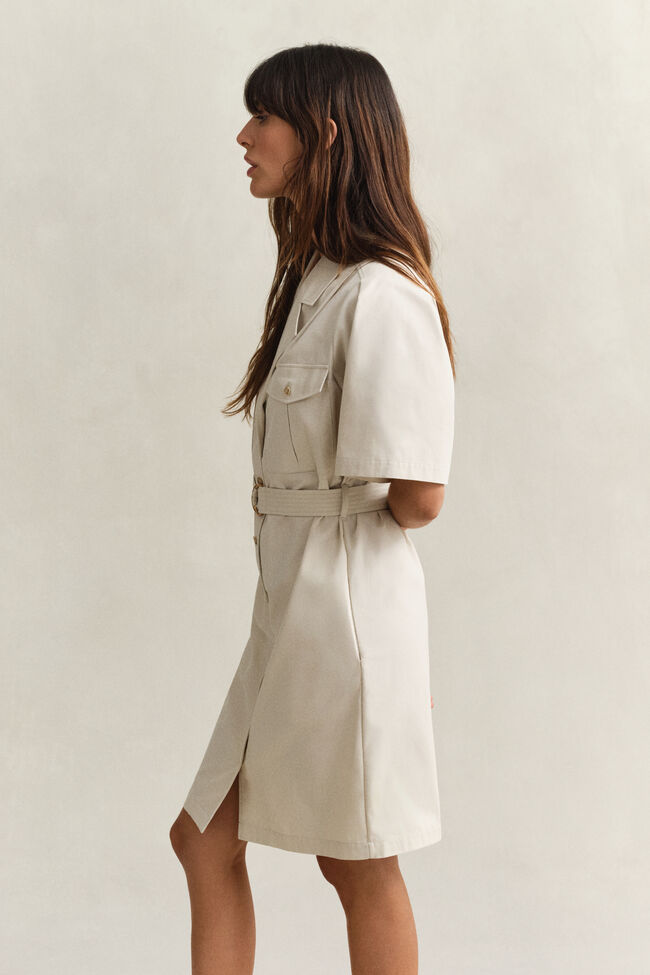 Belted Utility Dress