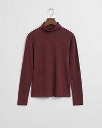 Lightweight Cotton Turtleneck Top