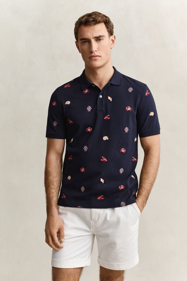 Embroidered Polo Shirt